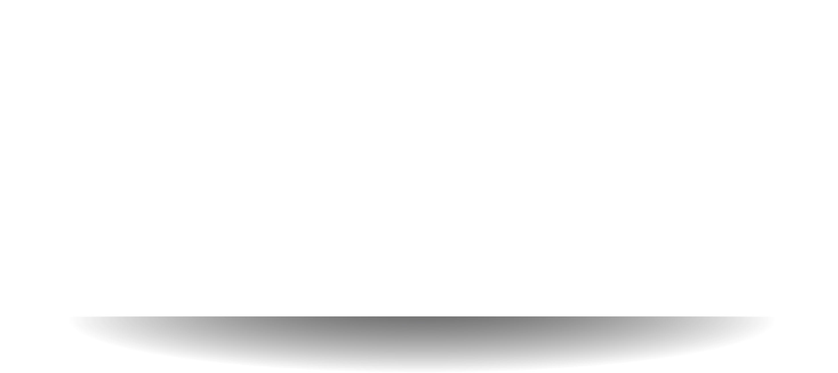 White paper rectangle and shadow, banners, icon, label